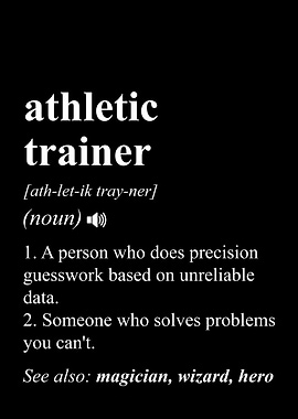 Athletic Trainer Funny Job