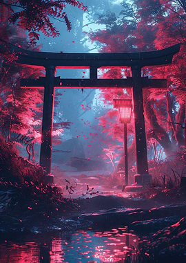 Electric Forest Torii Gate