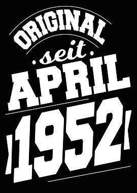 April 1952 72 Jahre