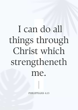 Philippians 4 13