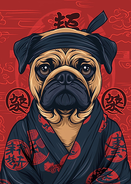 Kimono Pug Dog