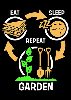 Funny Gardening Farmer Art