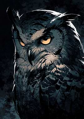 Wisdoms Gaze Owl