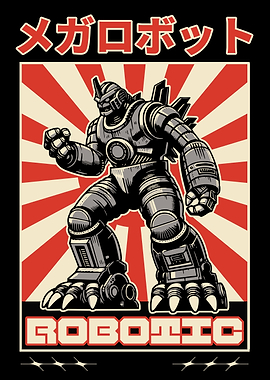 Japan Robot Anime Retro