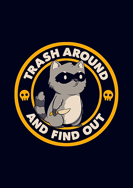 Trash Around Raccoon