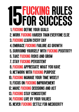 15 Rules For Success