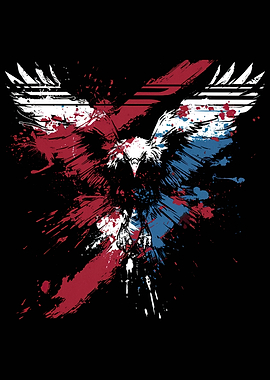 Eagle American Flag
