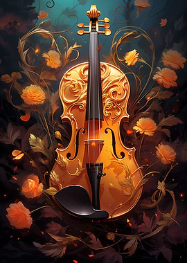 Violin Vintage Violinist