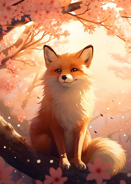Fox In Forest