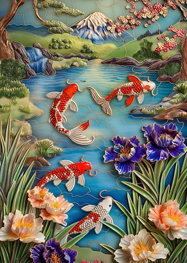 summer japan landscape