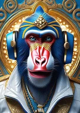 Mandrill Modern Pop Art 10