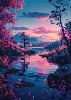 Japan Mountain Landscape