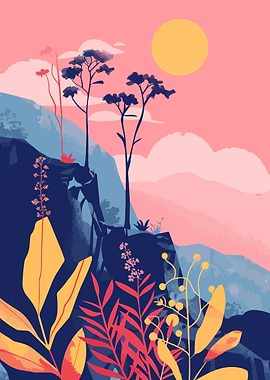 Forest Scenery Minimalist