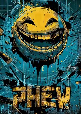 Sweaty Grinning Emoji