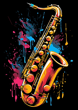 Saxophone Colorful