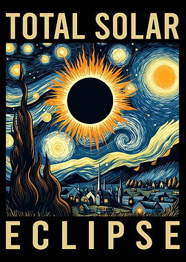 Total Eclipse van gogh