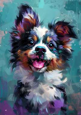 Cute Whimsical Puppy Art