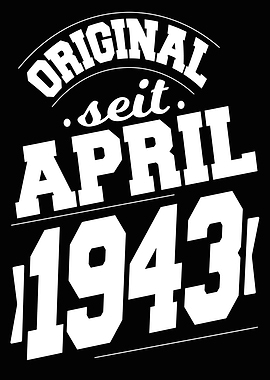 April 1943 81 Jahre