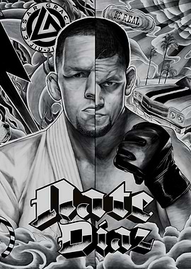 nate diaz fanart