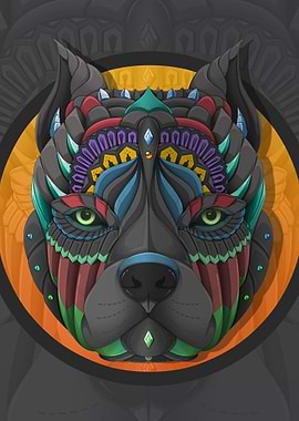 Abstract Mechanical dog