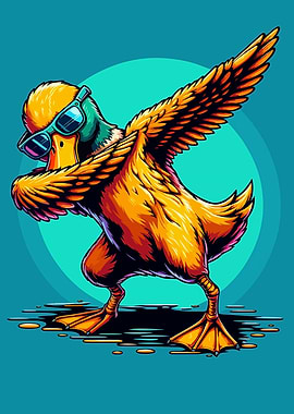 duck dabbing funny