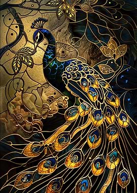 Kintsugi Peacock