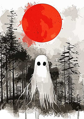 Ghost Forest Japan Art