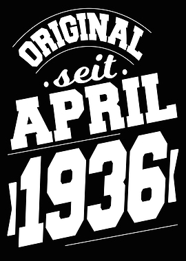 April 1936 88 Jahre