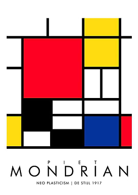 MONDRIAN POSTER ON TREND