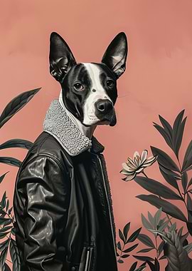 Borador Dog Portrait