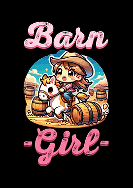 Barn Girl I Equestrian