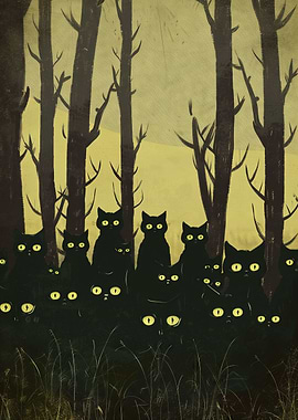 The Vintage Cat Monsters