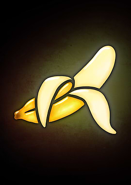 Glassy Banana watercolor