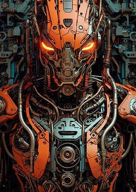 Intricate Industrial Robot