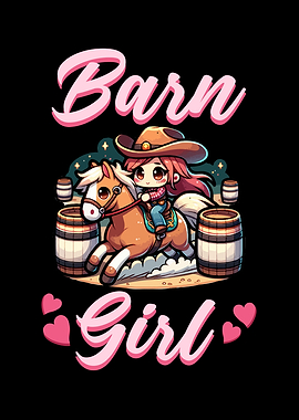 Barn Girl I Equestrian