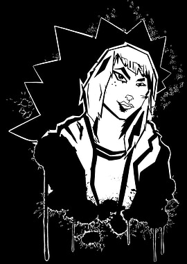 Punk B girl black
