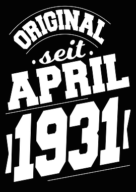 April 1931 93 Jahre