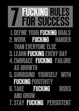 7 Rules For Success