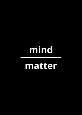 mind matter