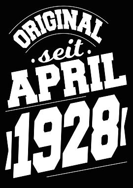 April 1928 96 Jahre