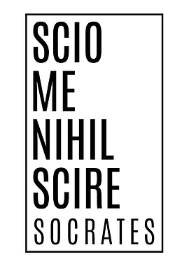 Latin Quote Socrates Know