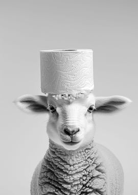 Toilet Paper Lamb