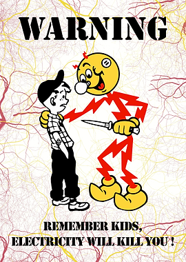 Reddy Kilowatt Warning