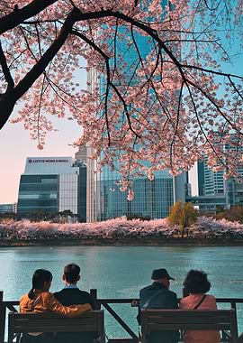 Cherry Blossom Love