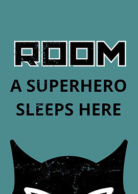room a superhero sleeps