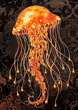 Orange Jellyfish
