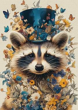 Raccoon the Fancy Bandit