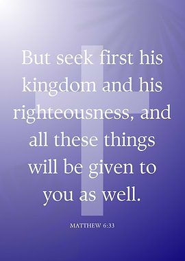 Matthew 6 vs 33
