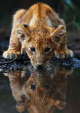 Lion cub