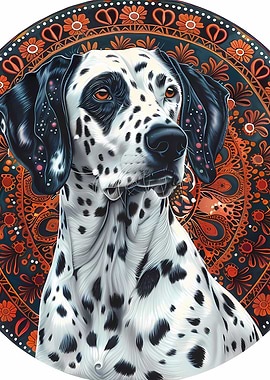 Mandala Dalmatian